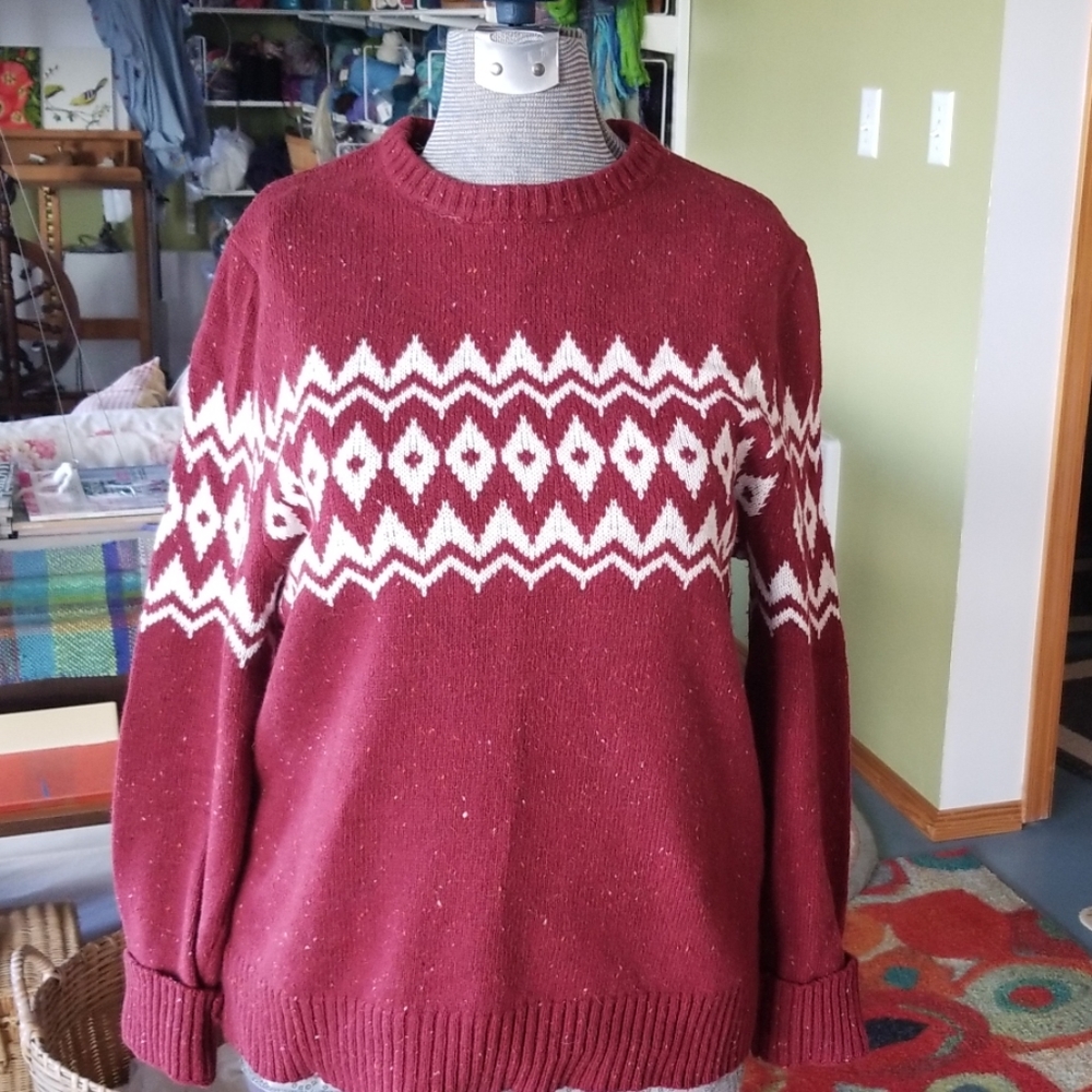 Cotton plus red sweater, Goodfellow &co.